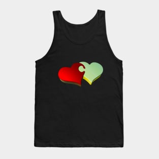 t-shirt cuori legati Tank Top